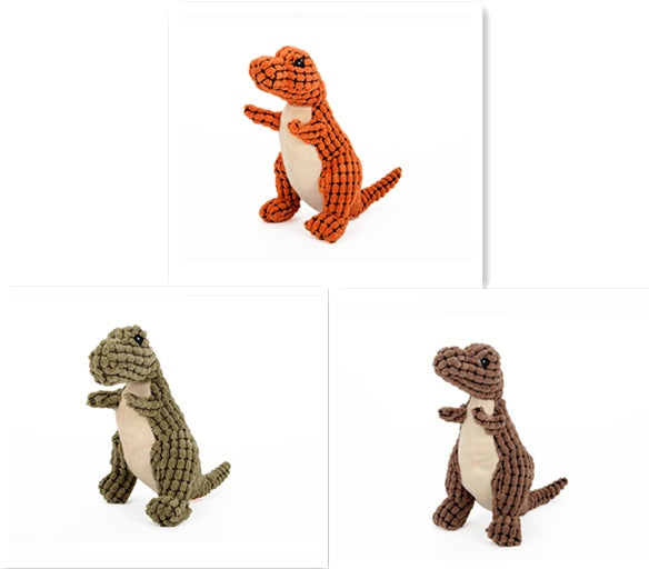 Giant Dinosaur Interactive Chew Toy for Large Dogs & Chihuahuas