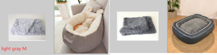 Soft and Cozy Warming Dog Bed – Sleeping Bag Cushion for Puppies and Small Pets