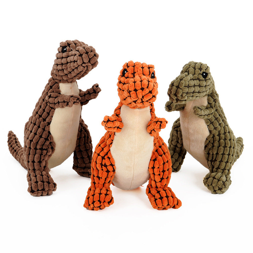 Giant Dinosaur Interactive Chew Toy for Large Dogs & Chihuahuas