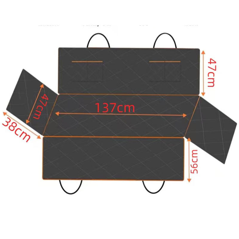 Oxford Cloth Pet Car Seat Cover – Waterproof, Anti-Dirty Rear Seat Protector