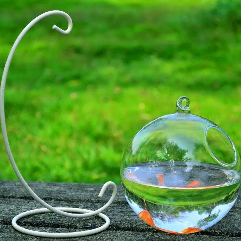 Hanging Glass Fish Bowl