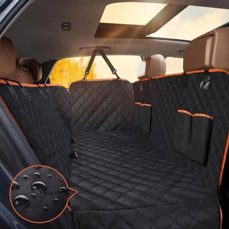 Oxford Cloth Pet Car Seat Cover – Waterproof, Anti-Dirty Rear Seat Protector
