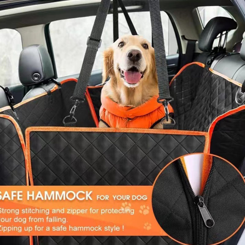 Oxford Cloth Pet Car Seat Cover – Waterproof, Anti-Dirty Rear Seat Protector