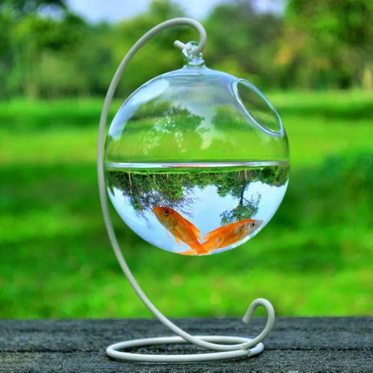 Hanging Glass Fish Bowl
