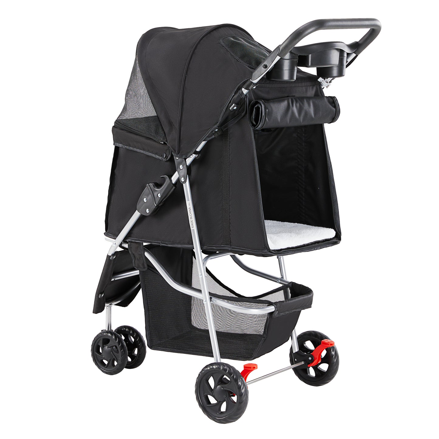 Foldable Pet Stroller for Cats and Dogs